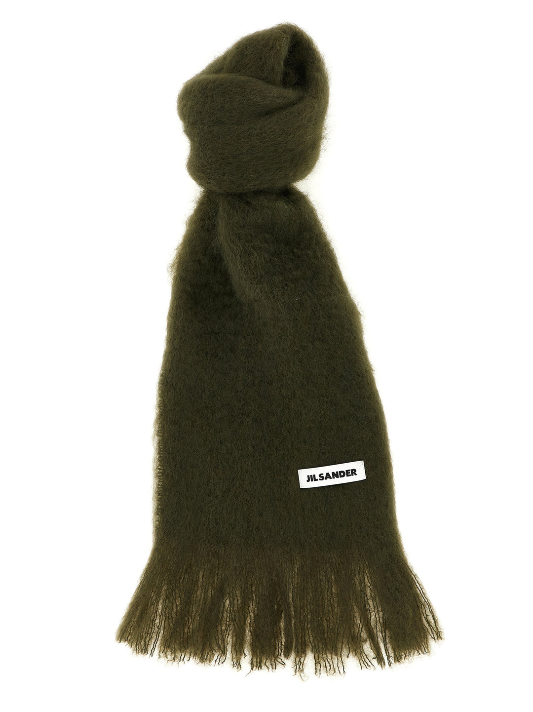 Jil Sander Mohair Scarf Scarves and Foulards - Green | 97025094d0cfbef1ee5c7d2f3194d939739ef103
