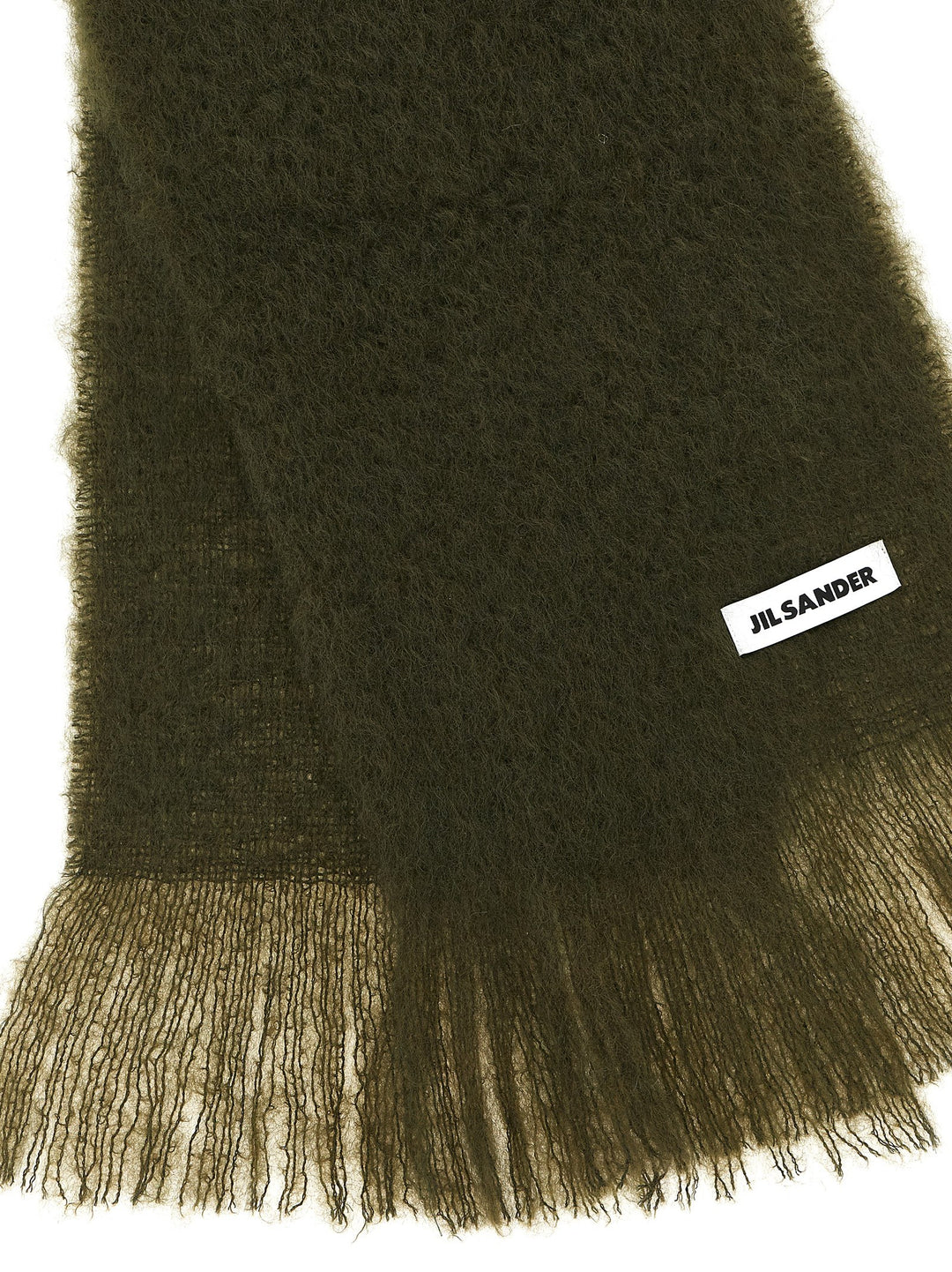 Jil Sander Mohair Scarf Scarves and Foulards - Green | c195df04c290a6f0f9c81c2138e18f4e84480265