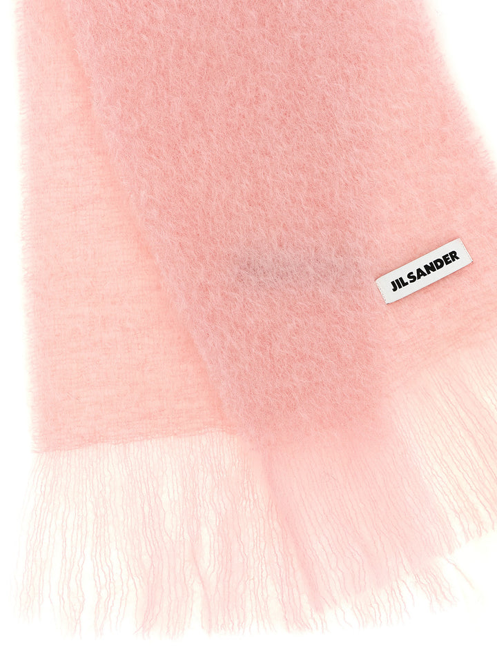 Jil Sander Mohair Scarf Scarves and Foulards - Pink | d8efb62ae41392dd109f5f364ee69c10767b200d