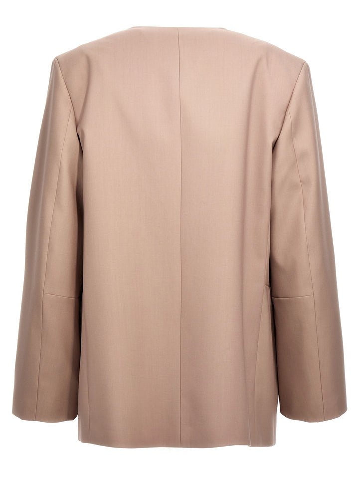Jil Sander Single-Breasted Blazer Jacket BlazerS - Beige | 9527641af909eaf07e011c25e204b8e540f112b2