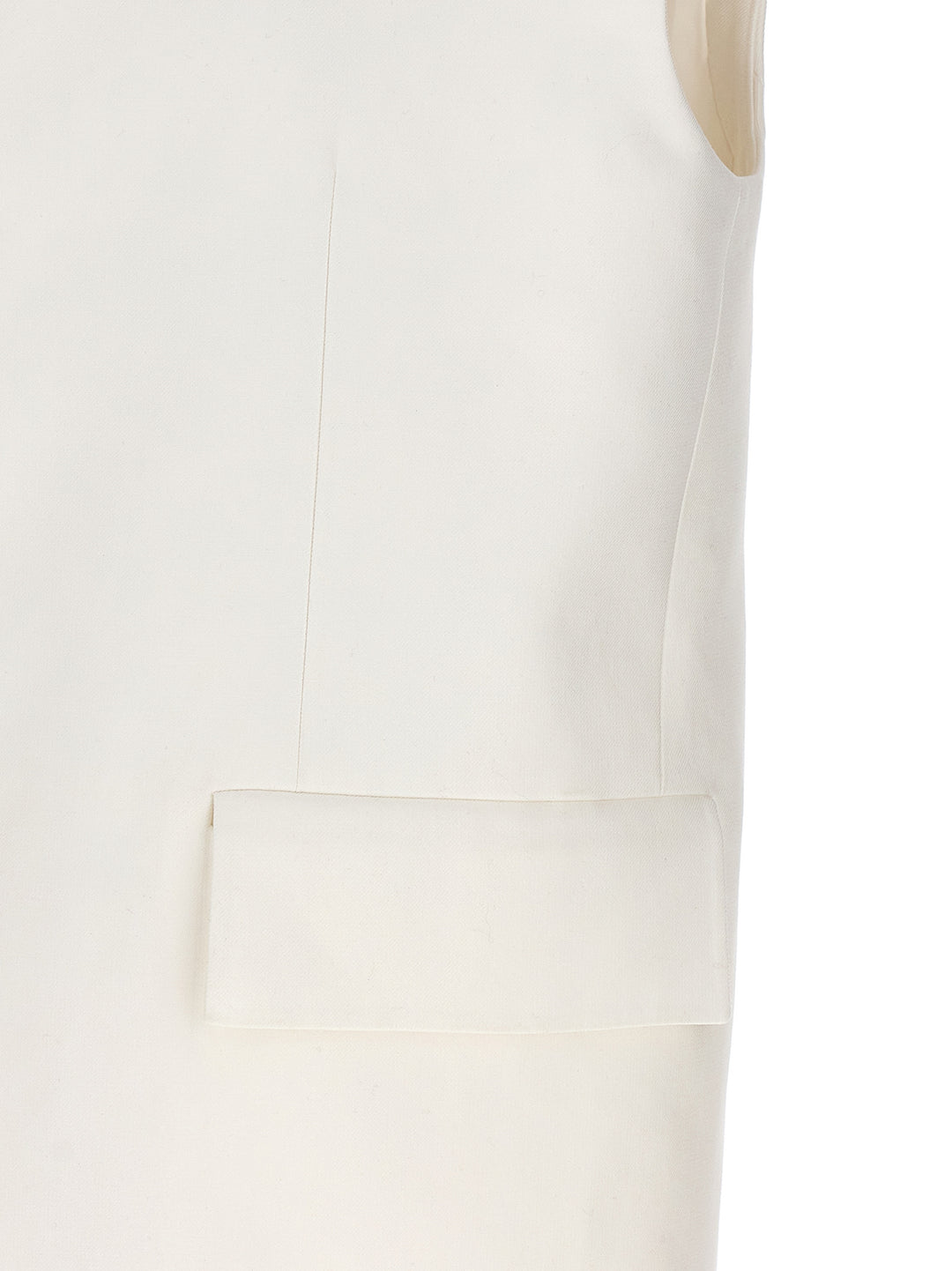 Oversized Tailored Vest Gilet White