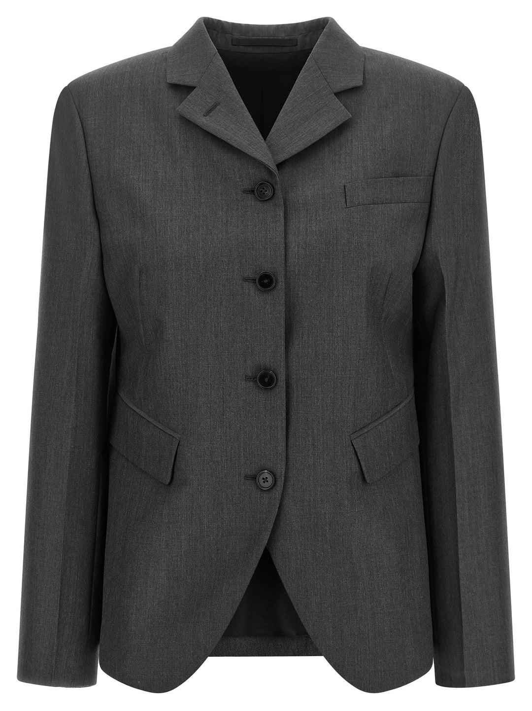 Jil Sander Single-Breasted Blazer BlazerS - Gray | 884e65921ea74bc196855241ba182b04473af560