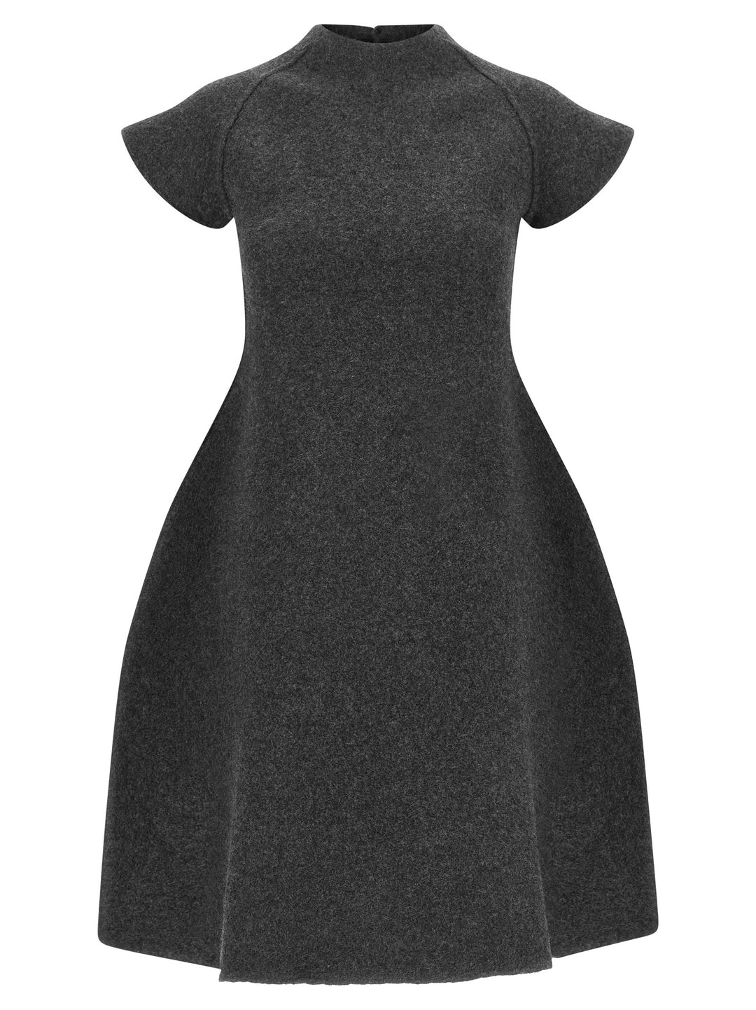 Jil Sander Virgin Wool Dress Dresses - Gray | 015e0f952522d3646ff9af217359642dc61b3733