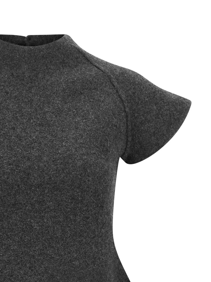 Jil Sander Virgin Wool Dress Dresses - Gray | c59d42dd34bce78f4505ecbbbab97f7293e3ffa3
