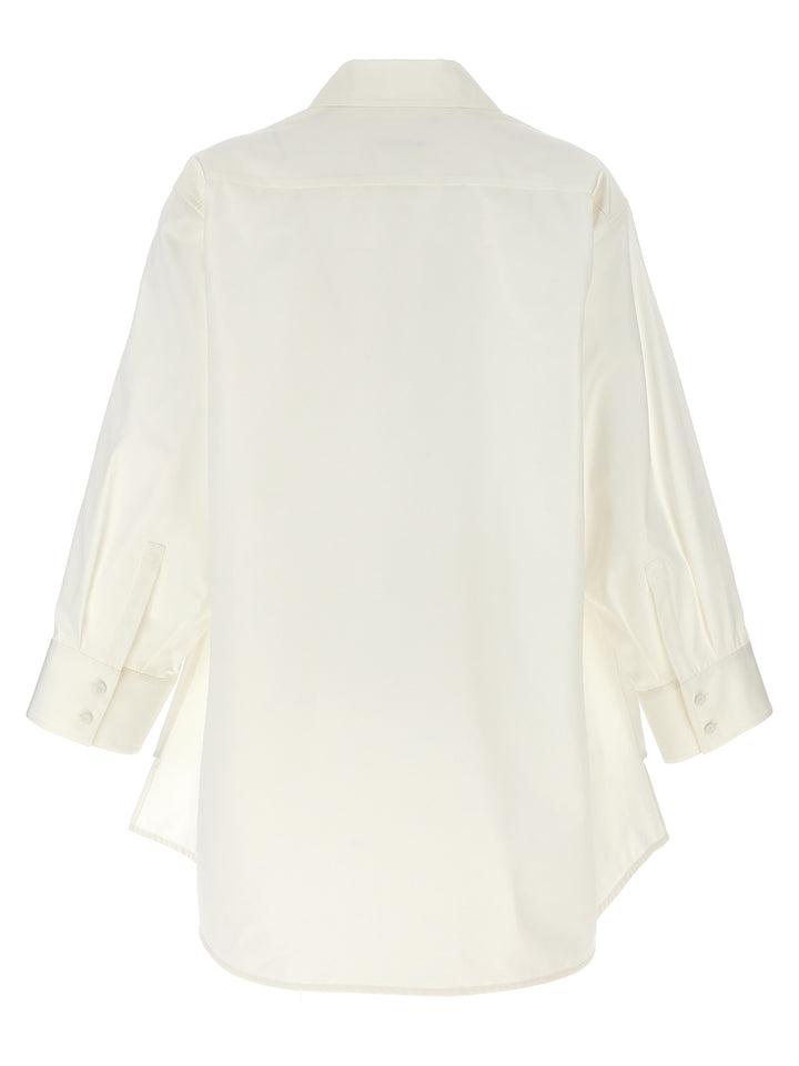 Cut-Out Armholesque Shirt Shirt, Blouse White