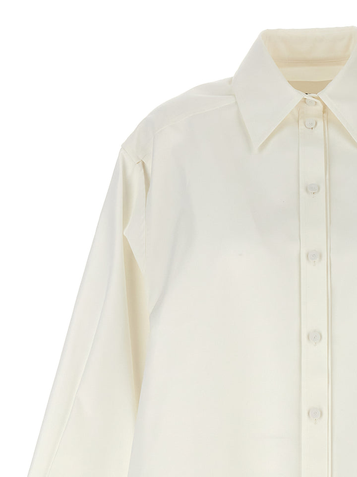 Cut-Out Armholesque Shirt Shirt, Blouse White