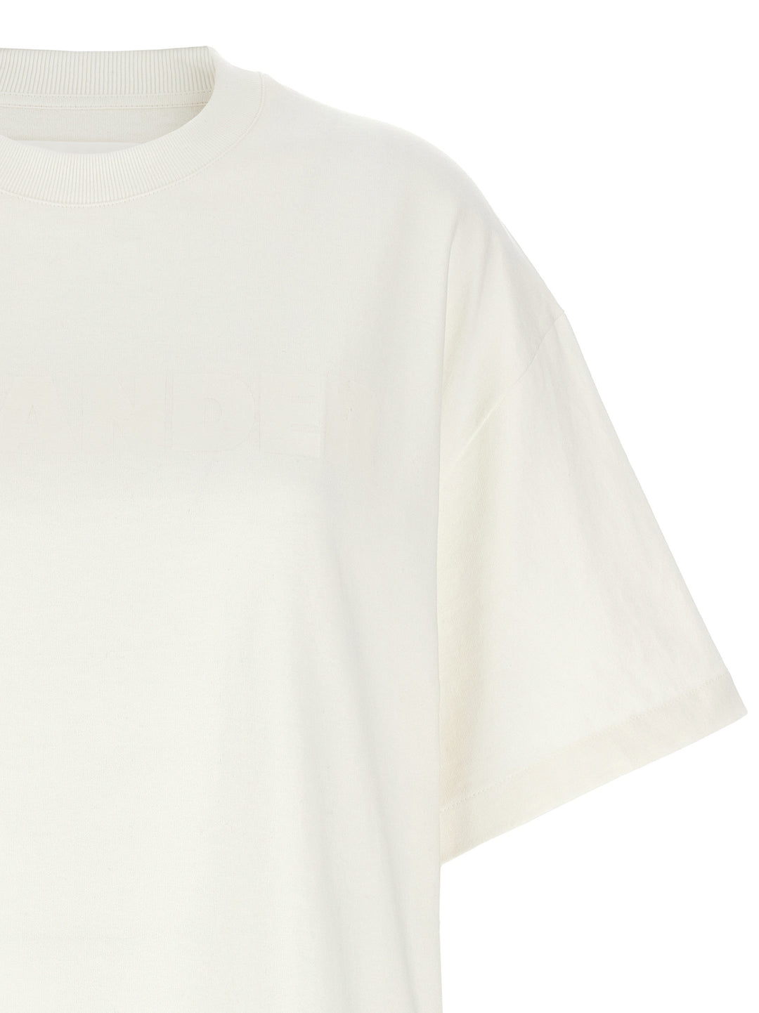 Jil Sander Logo Print T-shirt - White | 0233794be4d09e5684d6c40922c366cc990e7584