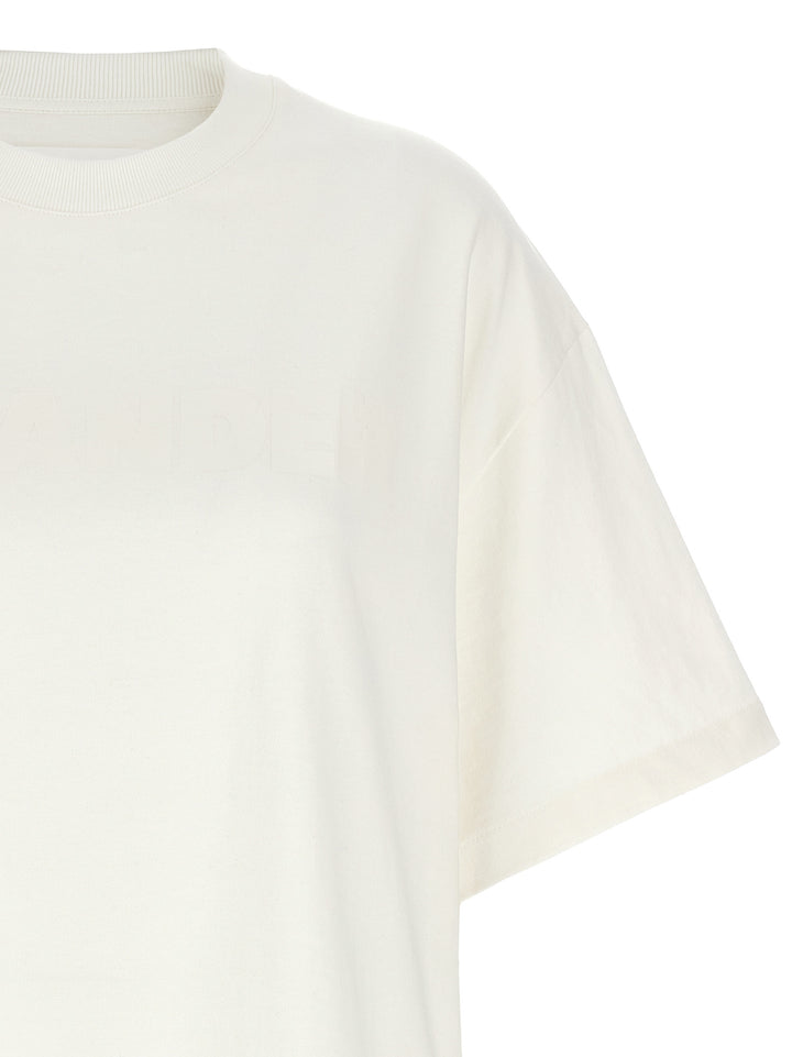 Jil Sander Logo Print T-shirt - White | 0233794be4d09e5684d6c40922c366cc990e7584
