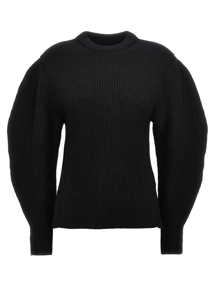 Ribbed Sweater Sweater, Cardigans Black