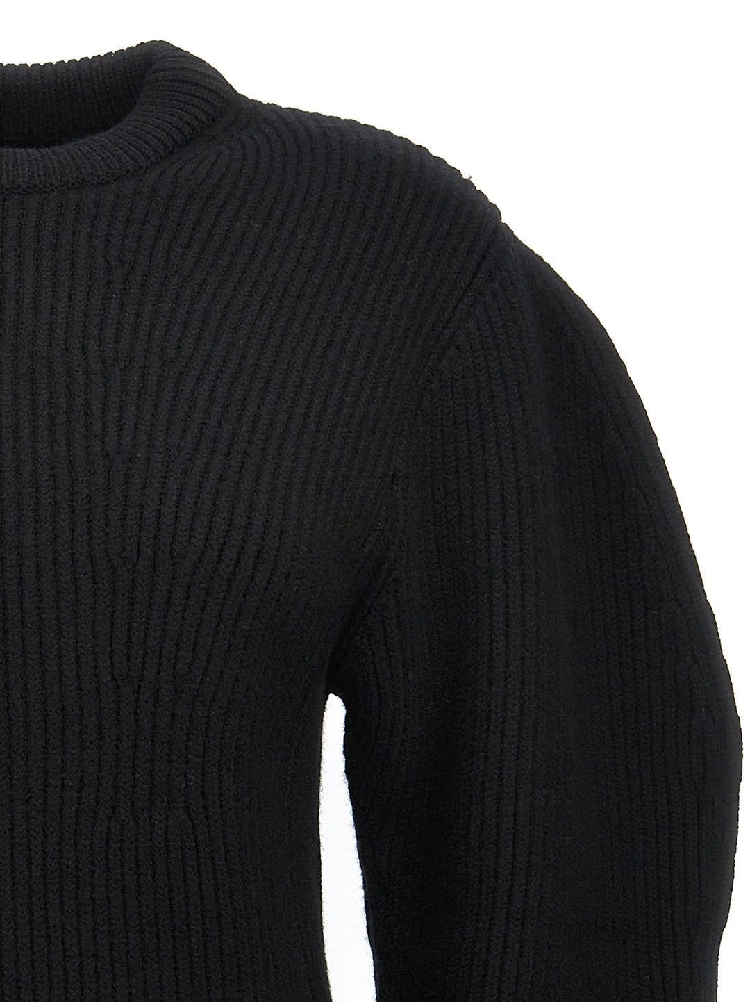 Ribbed Sweater Sweater, Cardigans Black