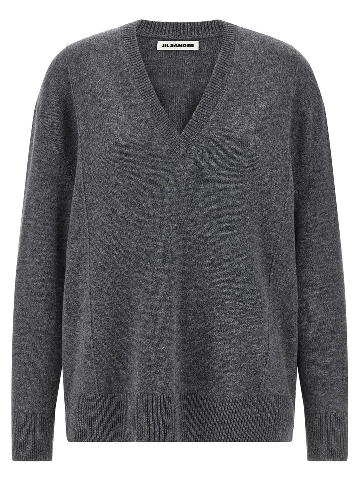 Jil Sander Cashmere Sweater Sweaters and Cardigans - Gray | a89372f3b27c3ca60592477528043170ea1bf7fc