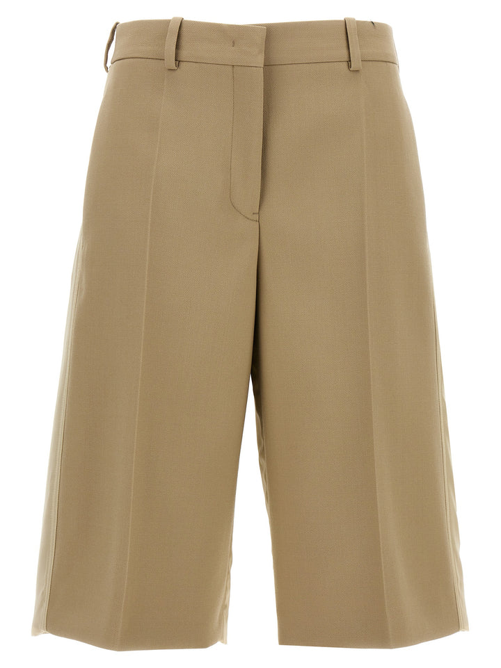 Wool Bermuda Shorts Bermuda, Short Beige