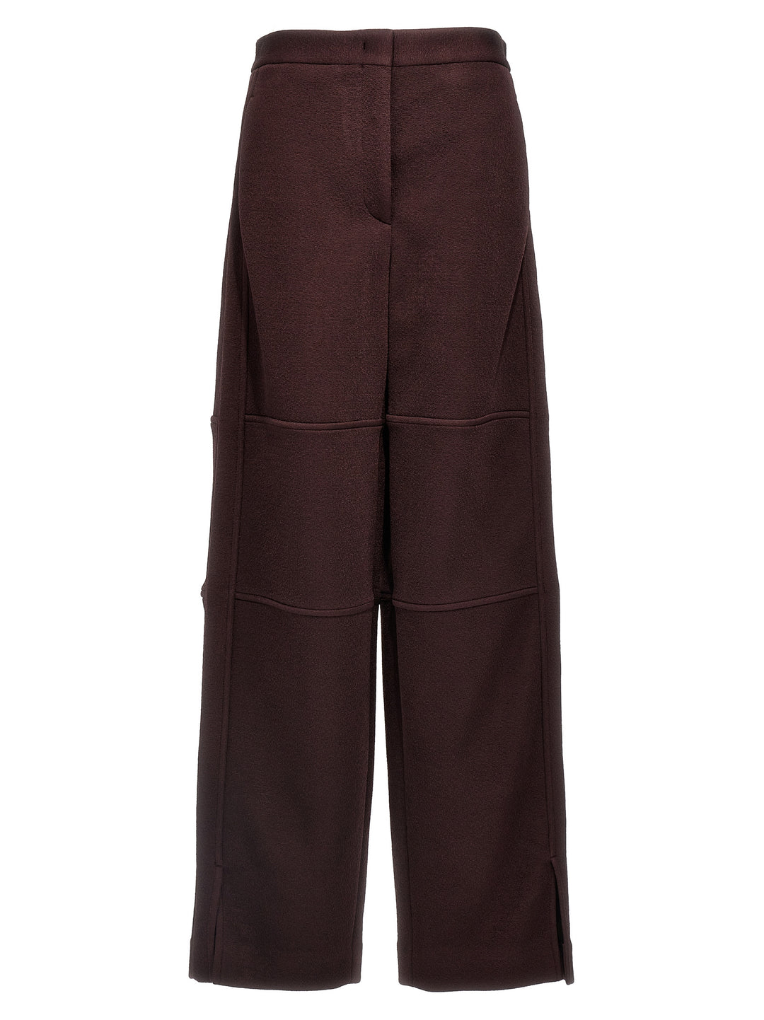 Viscose Blend Pants Purple