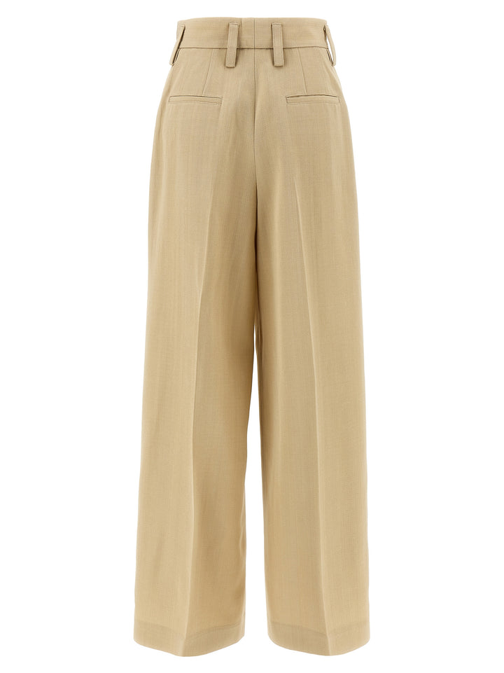 Jil Sander 100 Aw 36 Pants - Beige | 5e2c9a3b228f2ab38376bf05b4692e8ac8b17f94