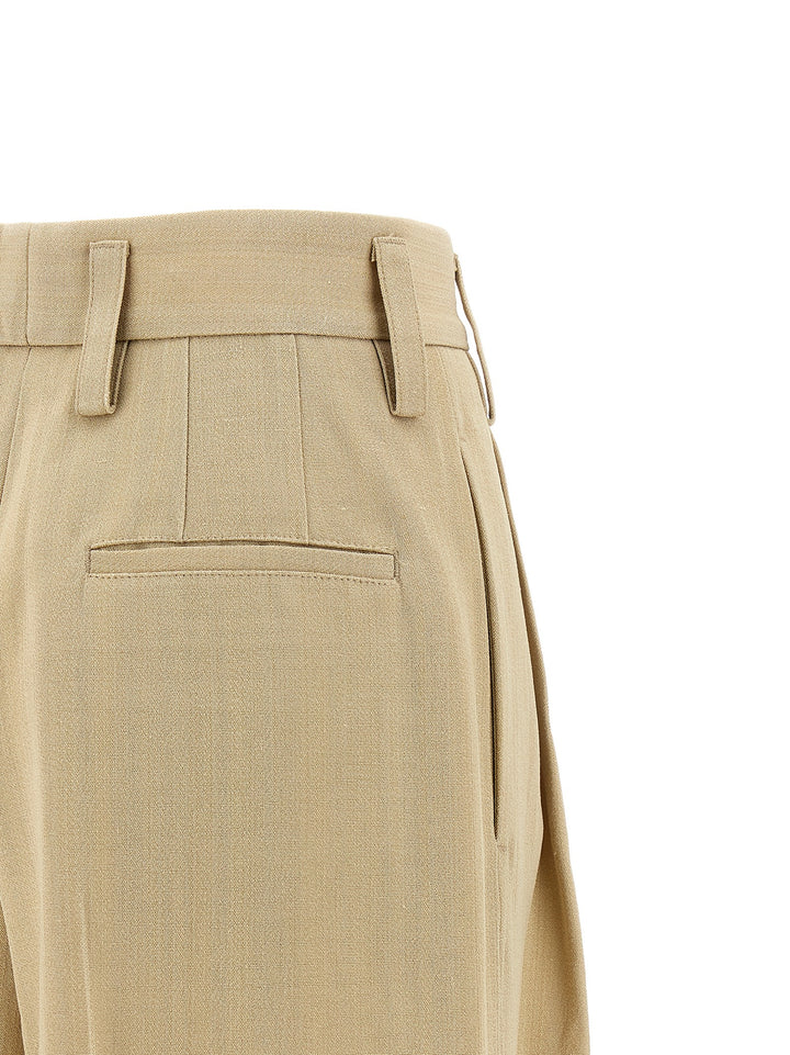 Jil Sander 100 Aw 36 Pants - Beige | 9d156a9afd24f2d550624a8c3c8474f9ecba70ac