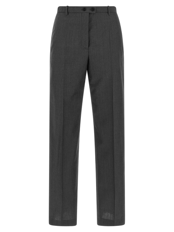 Tailored Trousers Pants Gray