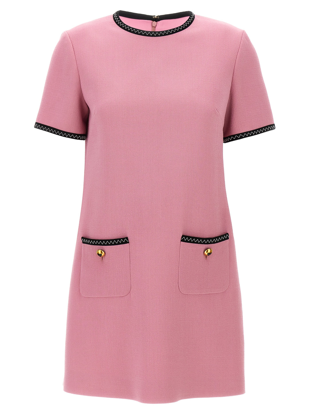 Crepe Dress Dresses Pink