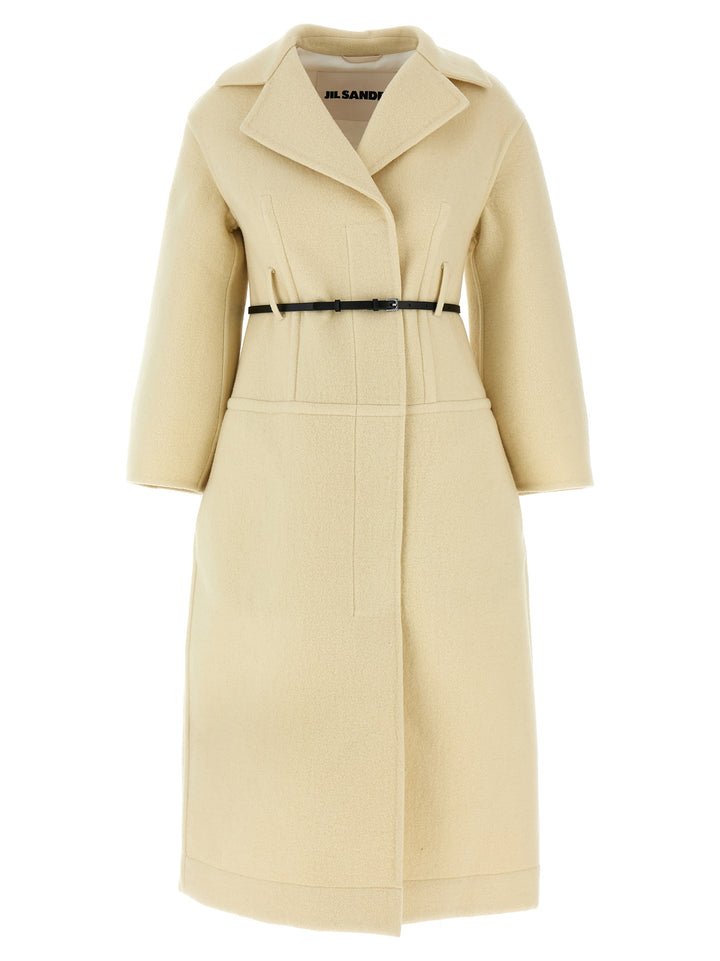 Jil Sander 02 Coats and Trench Coats - White | 4738503137bedcf4ad2d1fffe41b9a7593250421