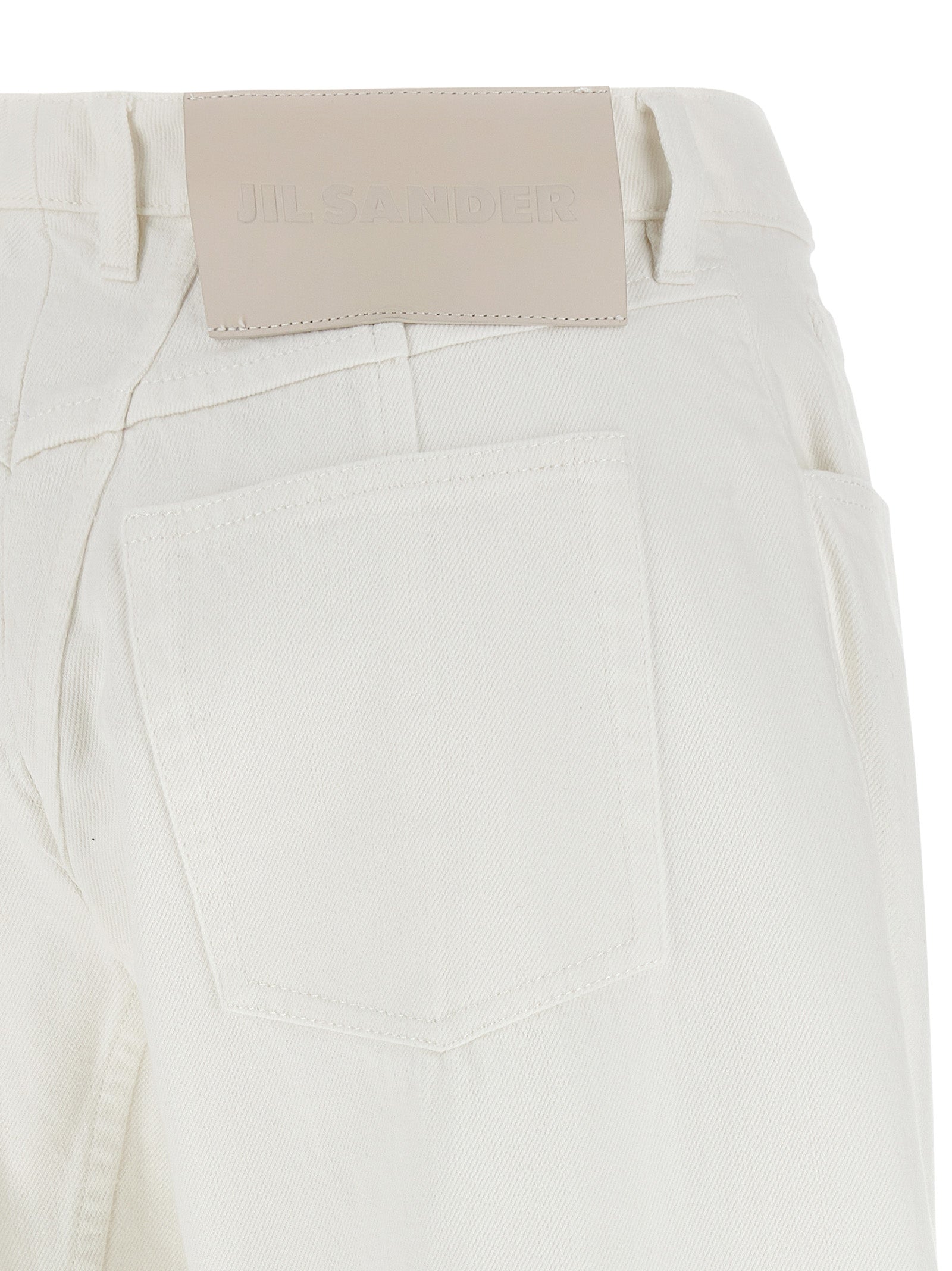 デニム・ジーパン JIL SANDER Women Denim Pants J04KA0115J46463102 White Jil Sander Denim Jeans White | Wanan Luxury
