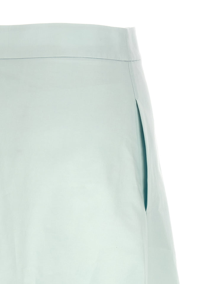 Jil Sander Asymmetrical Skirt Skirts - Light Blue | f6de225f68e4564c28b5fdd442da73cb4448f7f2