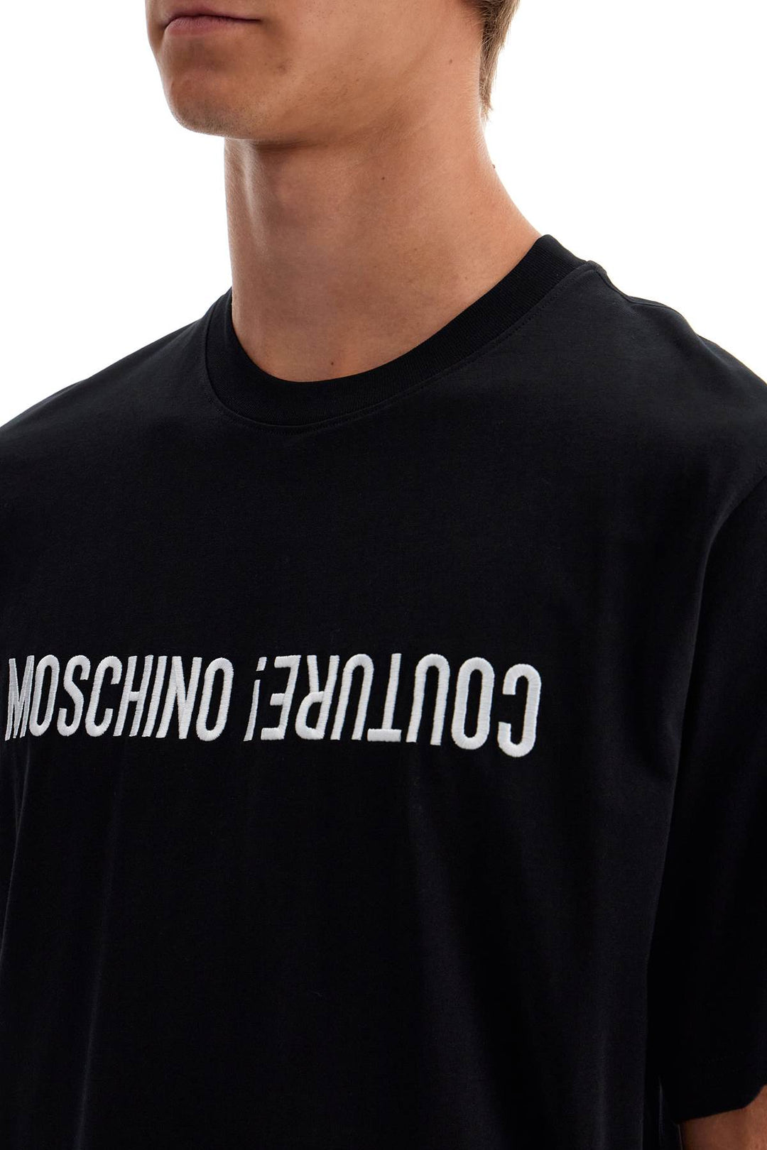 T Shirt Con Ricamo Lettering