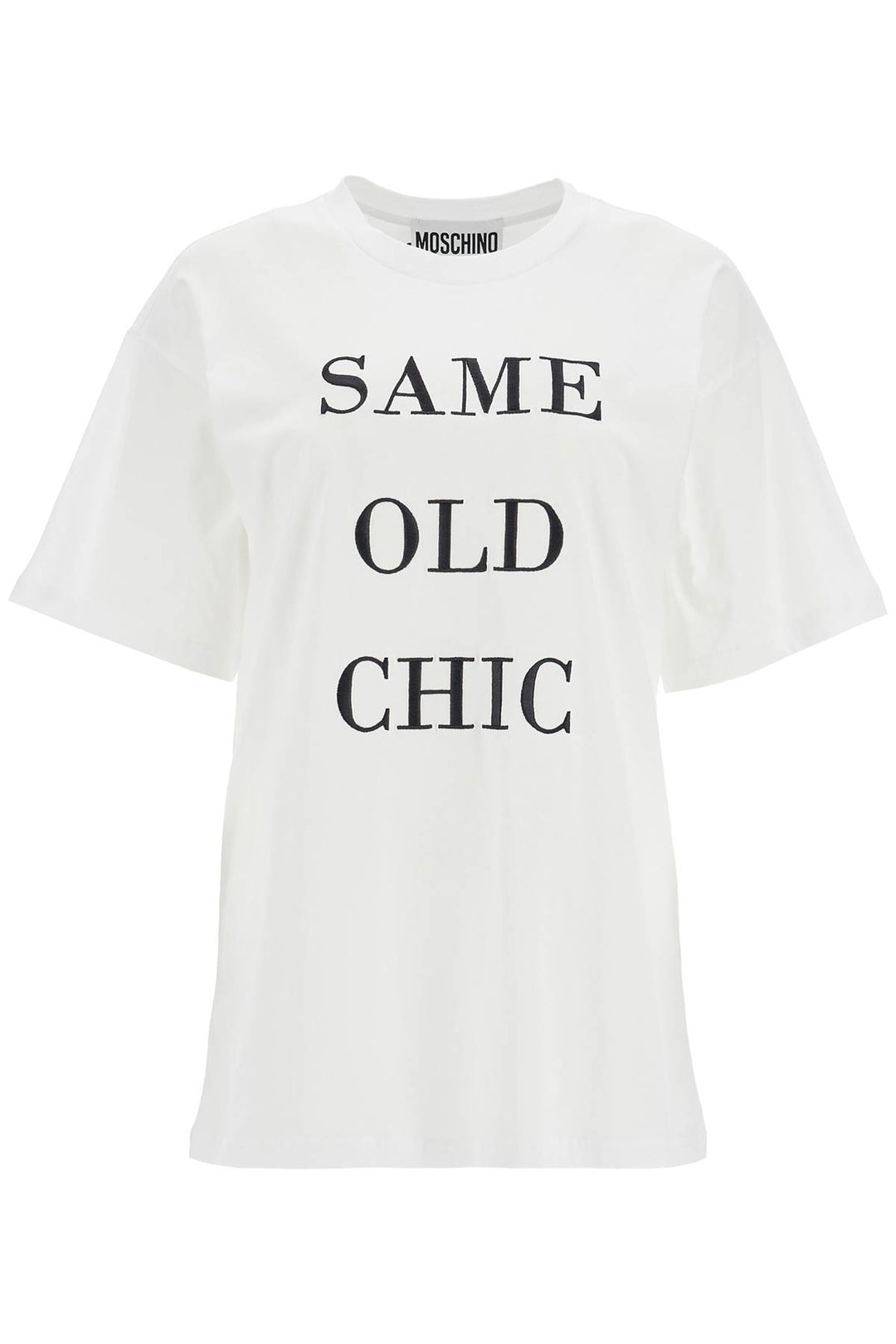 T Shirt Oversize Con Ricamo Same Old Chic