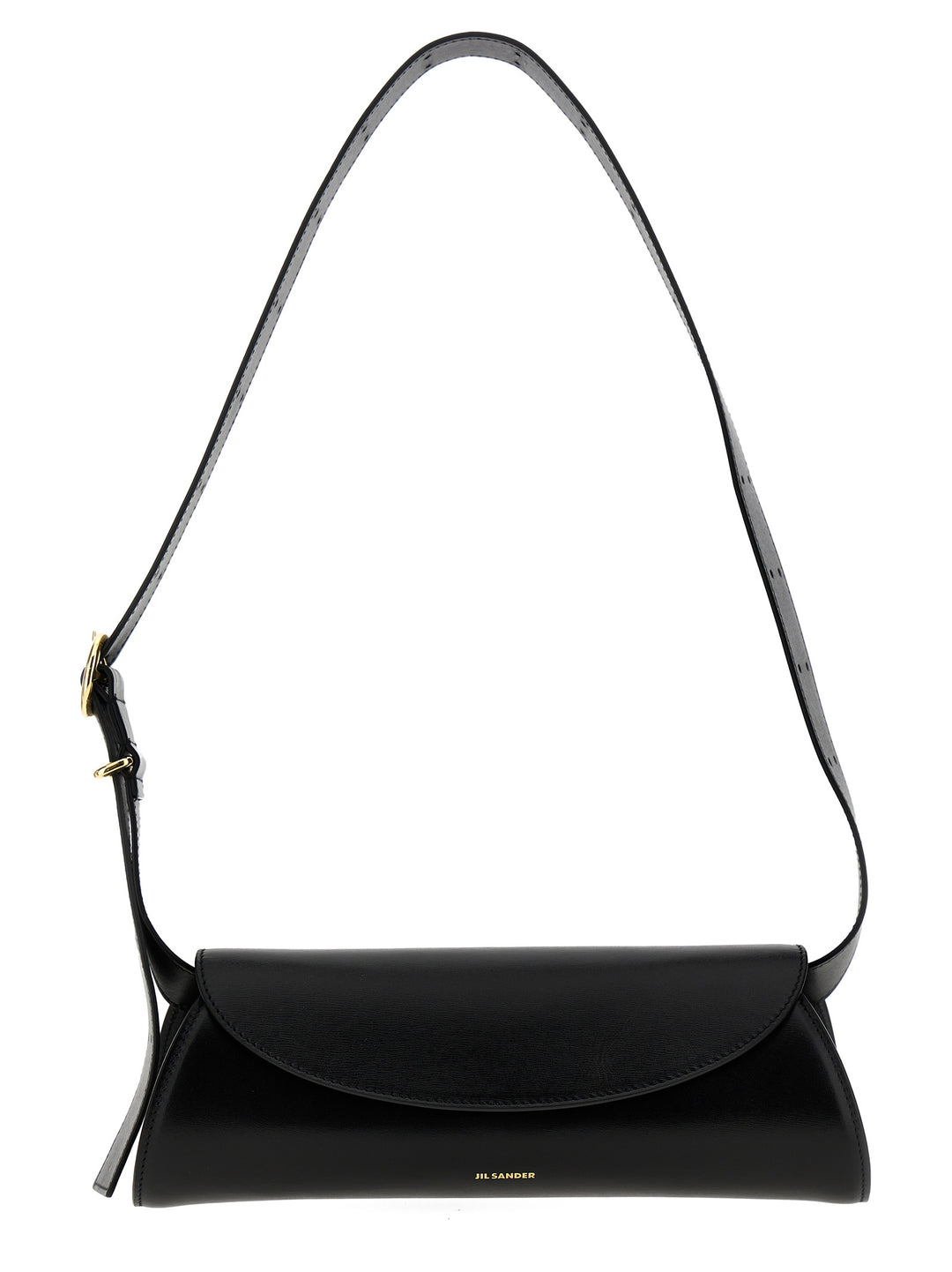 Jil Sander Cannolo Small Shoulder Bag Shoulder Bags - Black | efcb46fbfdc6831ebe5f857b2b38e5cbbca21963