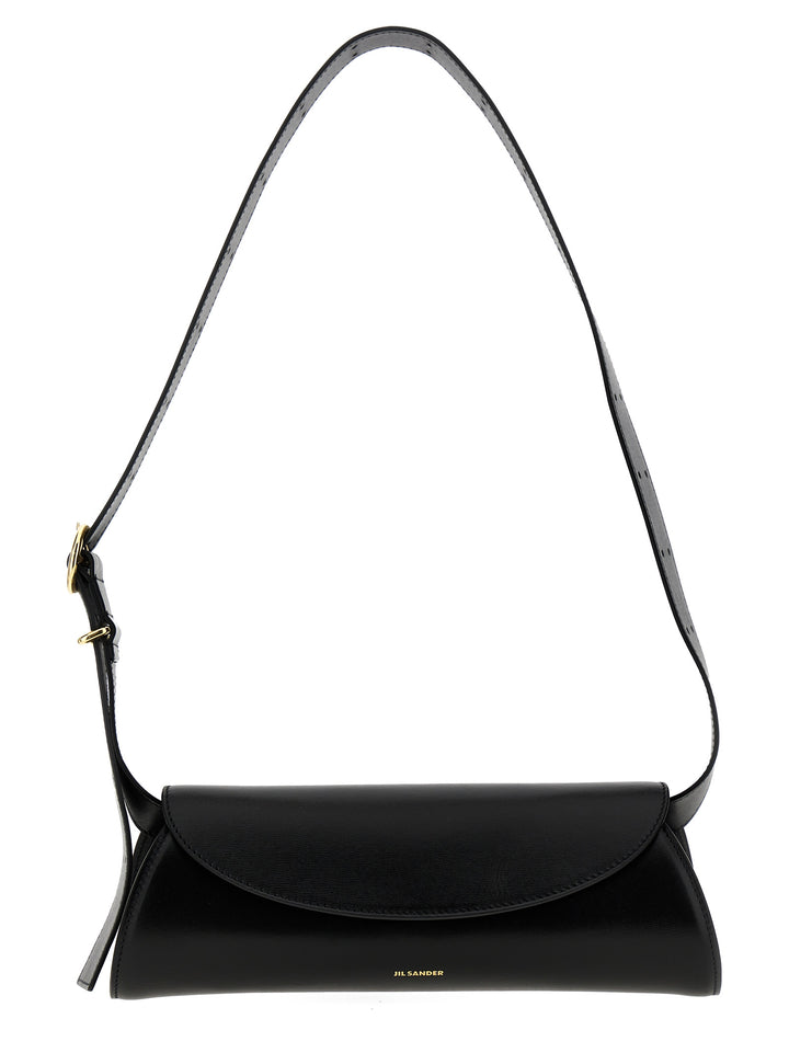Jil Sander Cannolo Small Shoulder Bag Shoulder Bags - Black | efcb46fbfdc6831ebe5f857b2b38e5cbbca21963