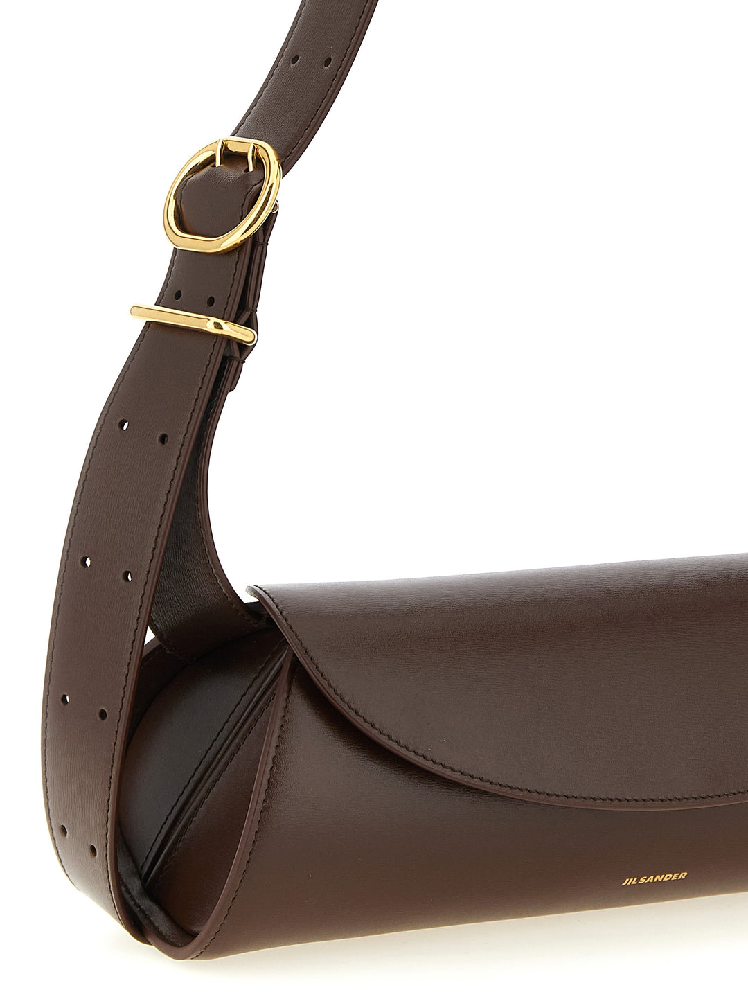 Jil Sander Cannolo Shoulder Bags - Brown | 1dffe241be21a4b40f9cfe832ebd903c42abc84e