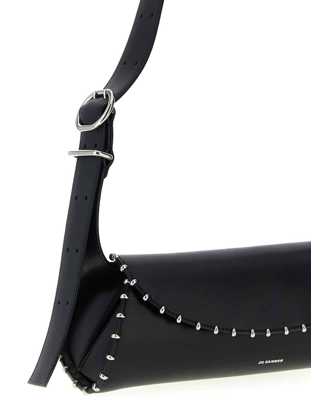 Jil Sander Cannolo Shoulder Bags - Black | 34f3354b3f613a490f009bc715fb416210741757