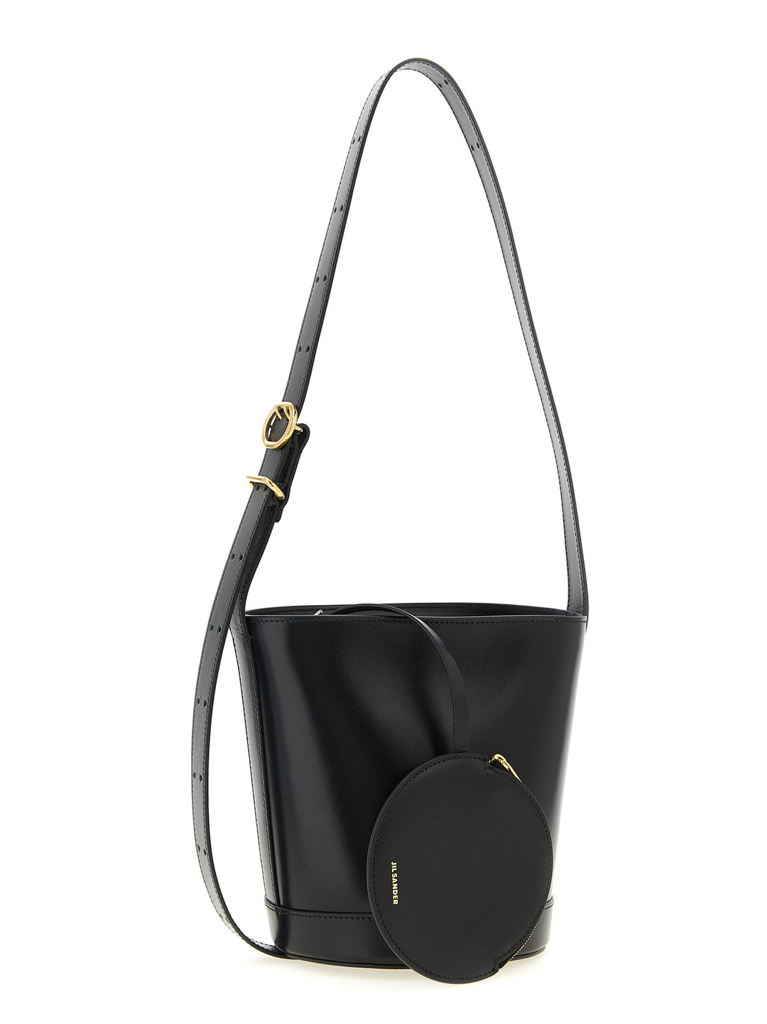 Jil Sander Cannolo Shoulder Bags - Black | add1768e95917206c0749c6f6b1a0cb219712296
