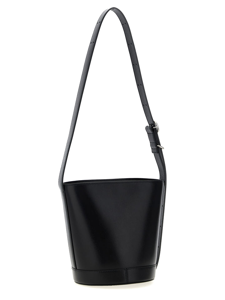 Jil Sander Cannolo Bucket Shoulder Bags - Black | ee39f3ff0a15c9e765b998b9679883a334a77d57