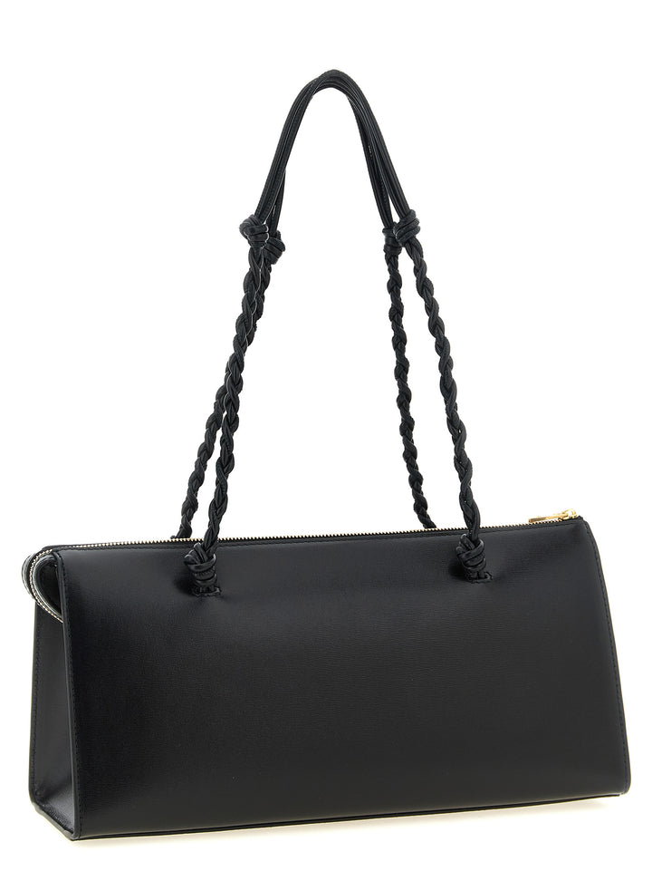 Jil Sander Tangle Tent Shoulder Bags - Black | 739aa09aeef6e8e03c0361fb95b2c5c3340ae032