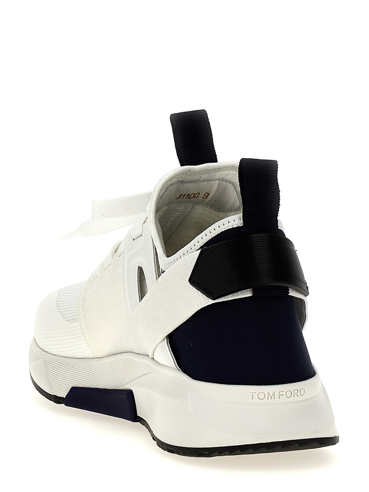 Tom Ford Jago Sneakers - White/Black | c21df5c6200a27adbfde72dacbeb55e60141a67e