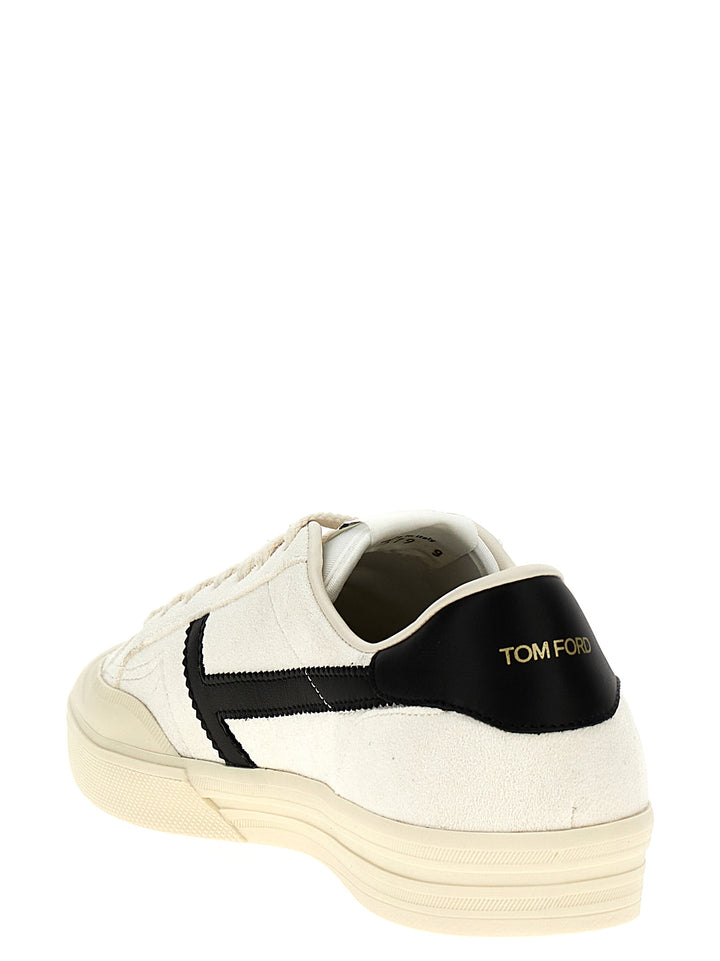 Tom Ford Jarvis Sneakers - White/Black | c9fac20b5e31b263ff1cbbfa2113db59bc02e7fb