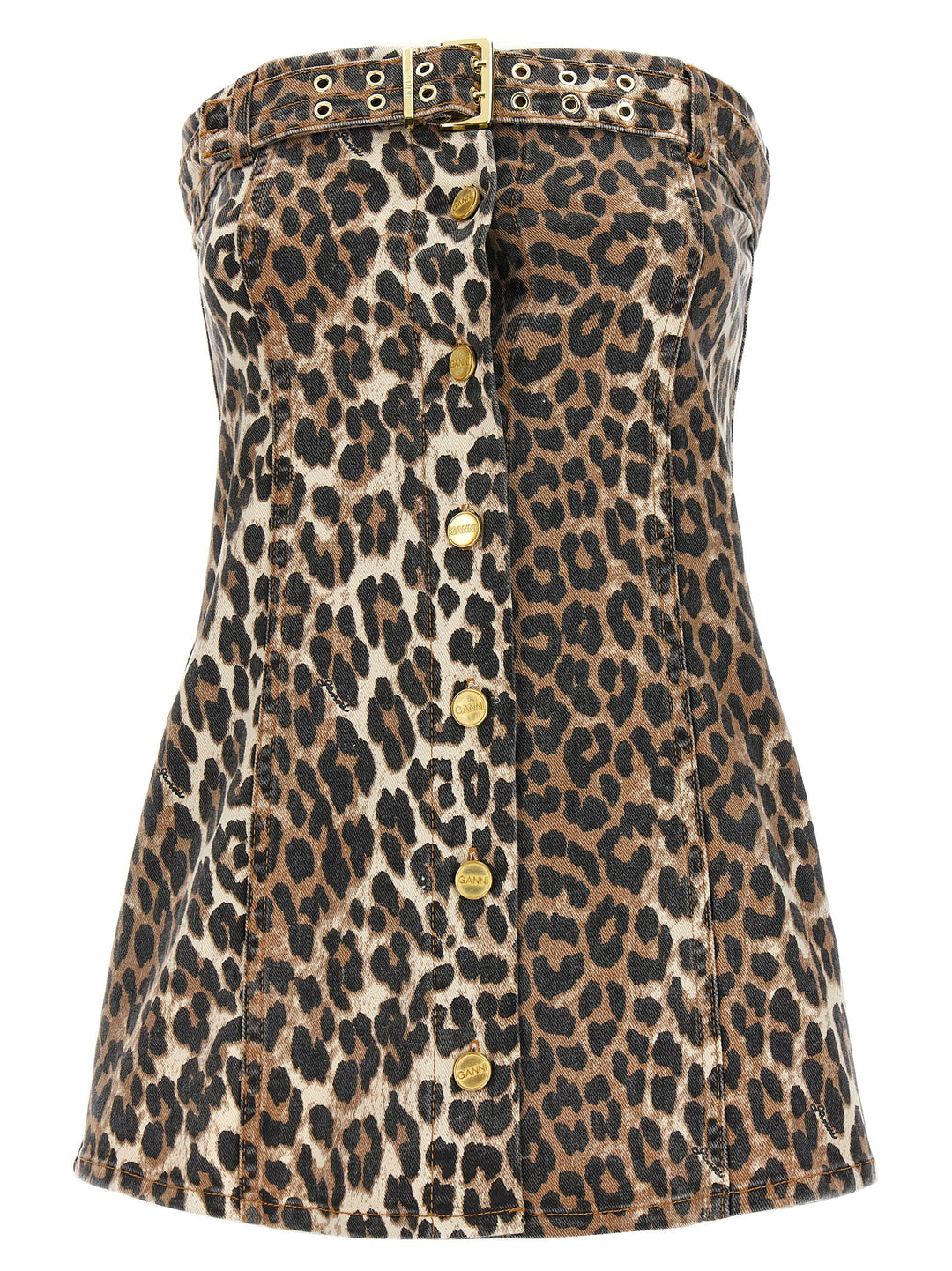 Leopard Tops Multicolor