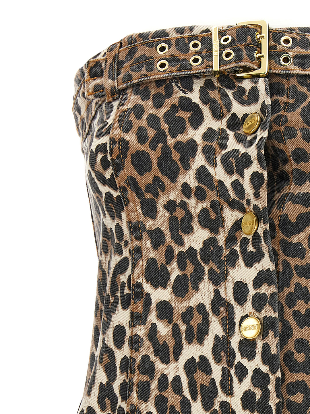 Leopard Tops Multicolor