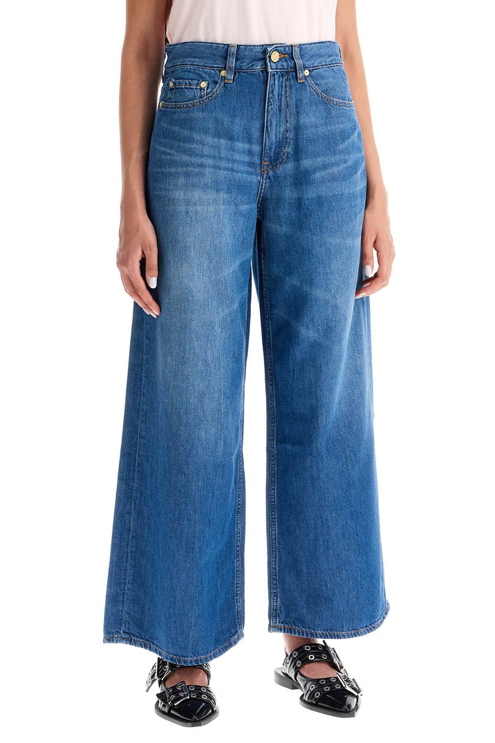 Jeans Wide Leg In Denim Leggero