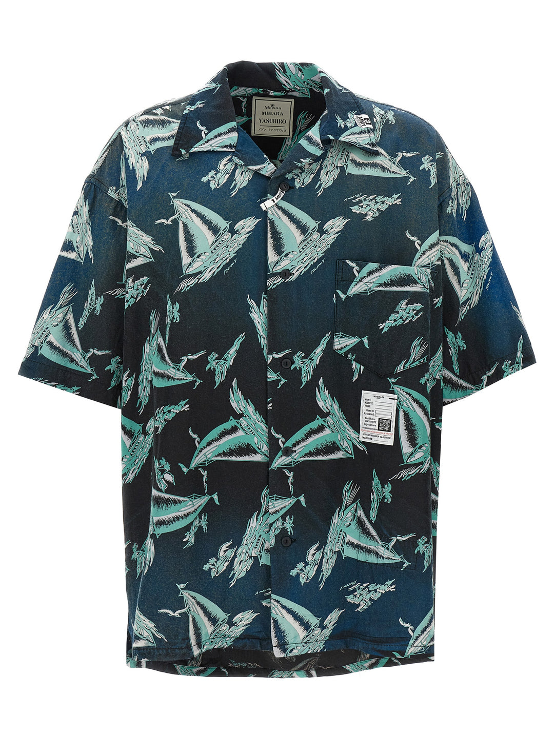 Maison Mihara Yasuhiro Vintage Shirt Shirt and Blouse - Blue | 61bf0101f73f3e62cb414a760156731a17e4a4cc