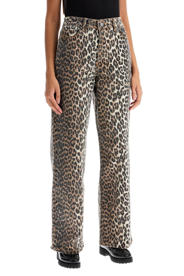 Jeans Izey In Denim Animalier