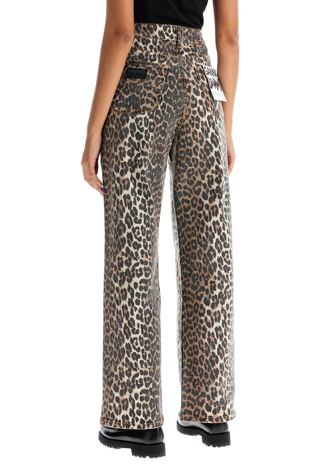 Jeans Izey In Denim Animalier