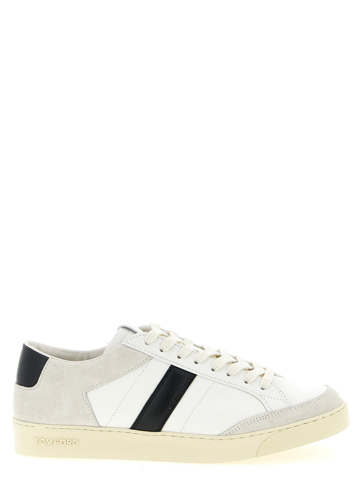 Tom Ford Blake Sneakers - White/Black | fc786ea2a5bf53515fd384063e29851efb1cae0b