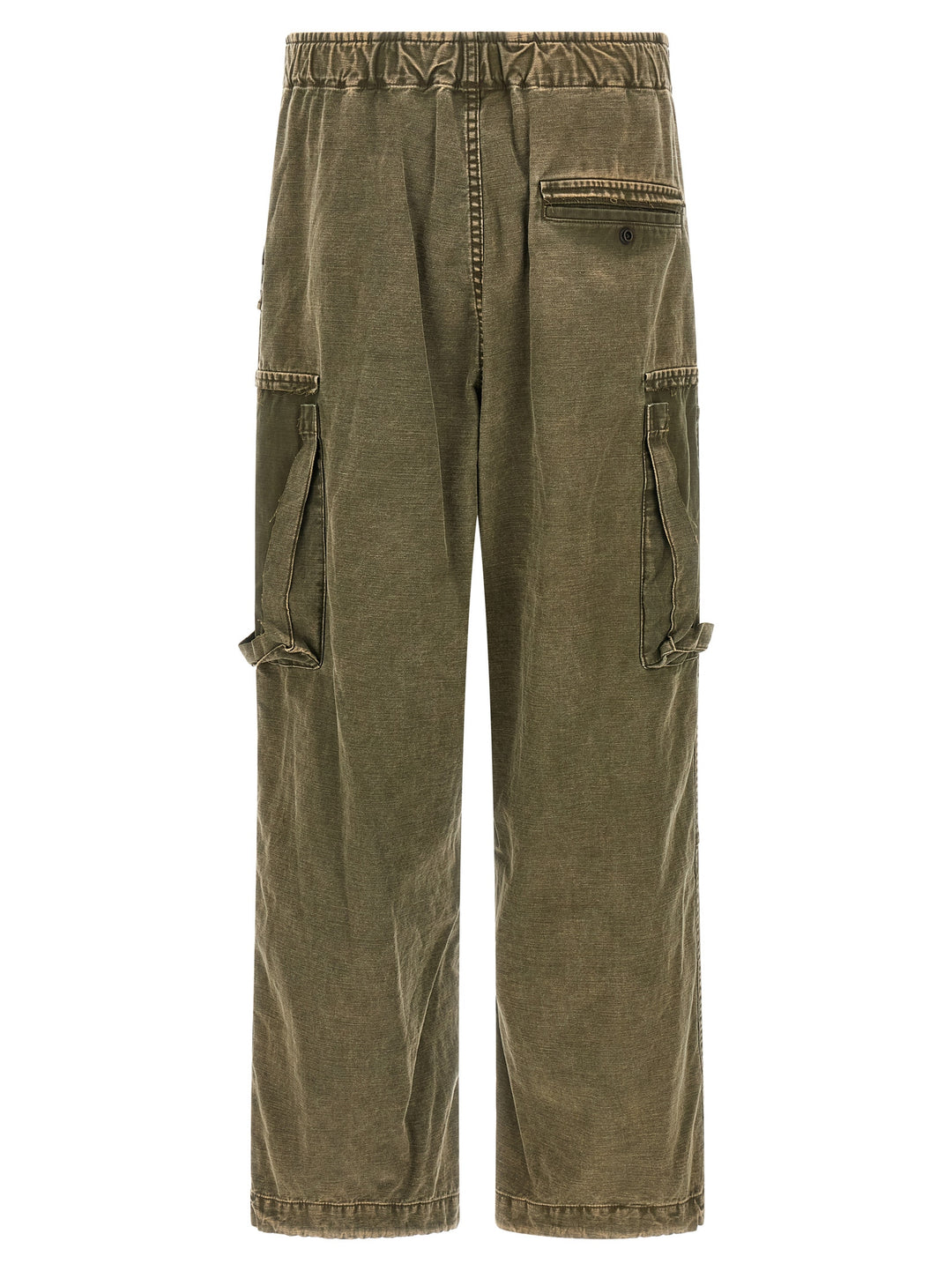 Maison Mihara Yasuhiro Cotton Satin Cargo Pants - Green | 289976360051d829dc4be22e876ca831629c2c93