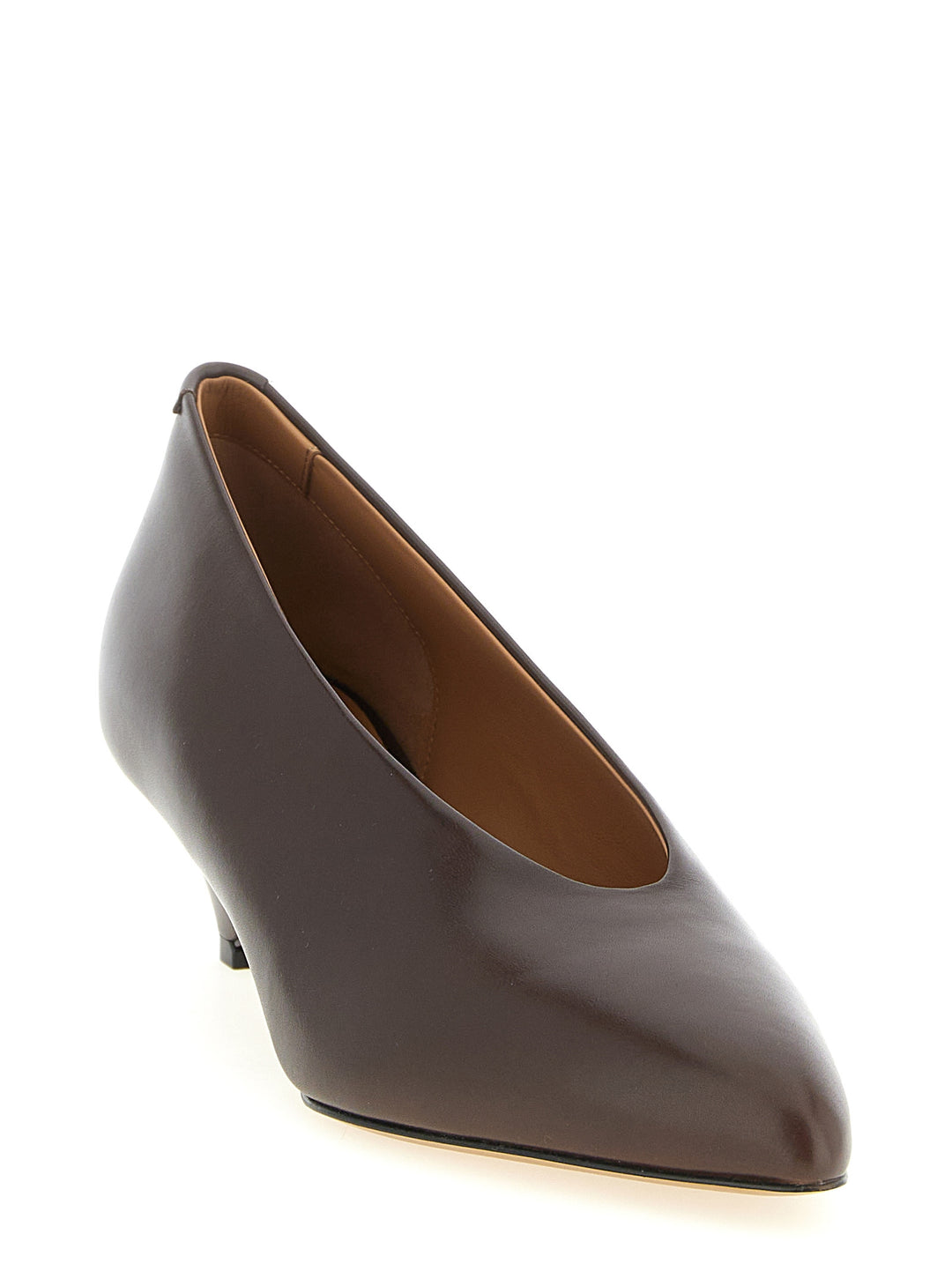 Jil Sander Arc Pumps - Brown | 2d03d3510142626efeb80d953697dfc74d5c0f59