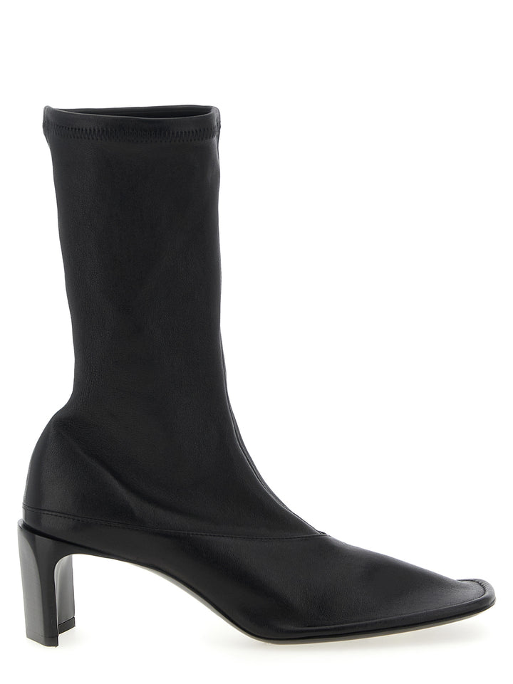 Jil Sander Nappa Ankle Boots Boots and Ankle Boots - Black | 38b9a9b2078460336ecc9a3725c8aa44d77fd576
