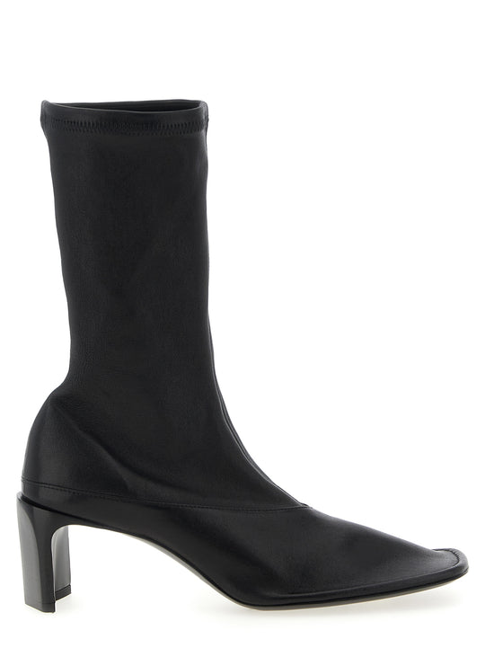 Nappa Ankle Boots Boots And Ankle Boots Black