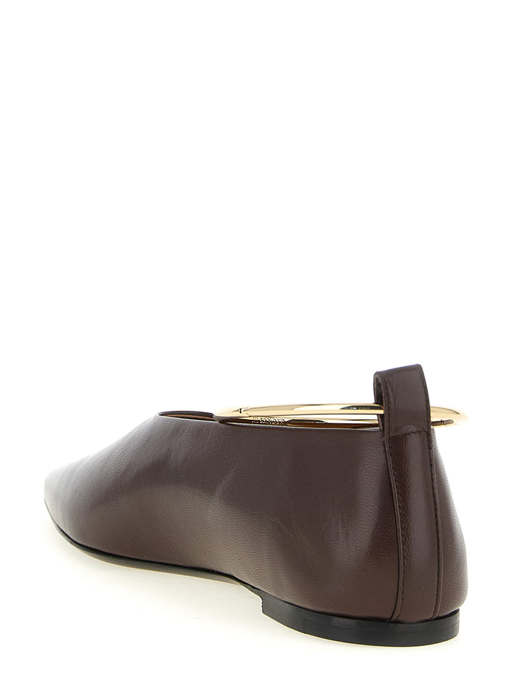 Jil Sander Ring Flat shoes - Brown | 6d59c31595a56dde250ae090a1068ad542748f8f