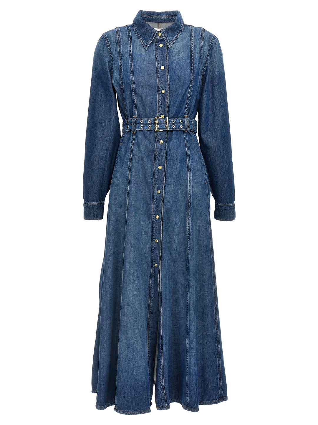 Maxi Denim Dress Dresses Blue