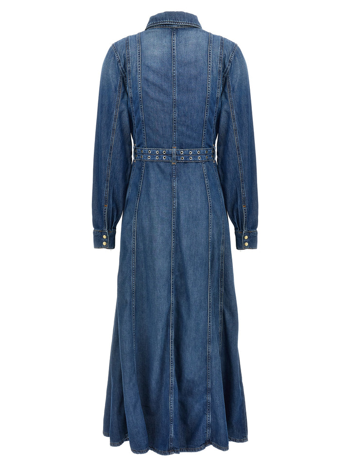 Maxi Denim Dress Dresses Blue