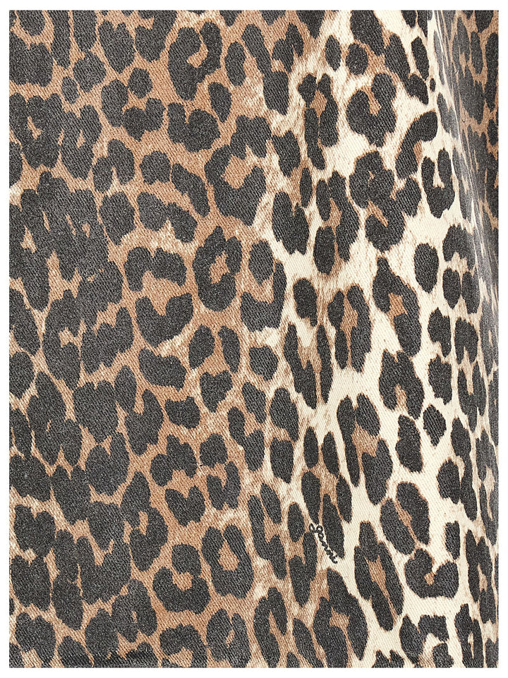 Leopard Mini Dress Dresses Multicolor